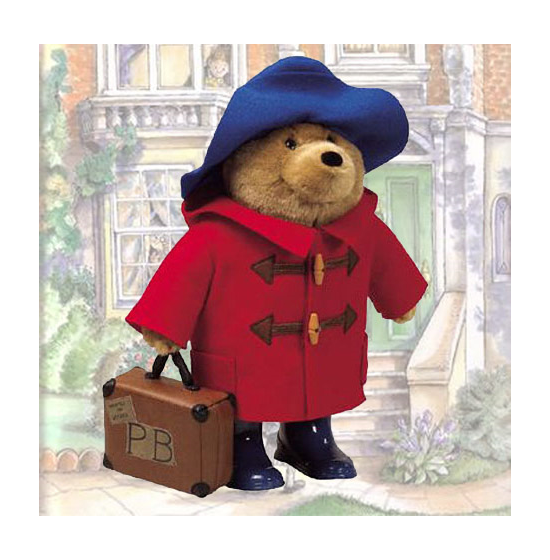 PADDINGTON BEAR WITH SUITCASE